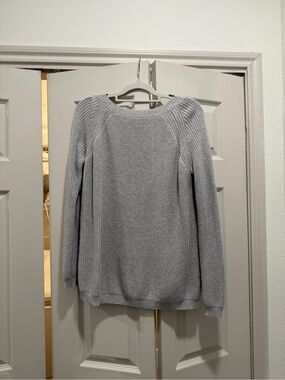 Low back Gray Knit Sweater